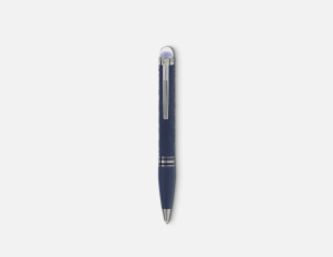 Caneta Montblanc Esferográfica De Resina Starwalker Spaceblue