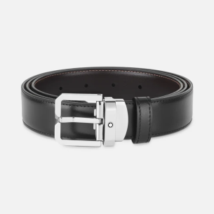 Cinto Montblanc 30 mm reversible leather