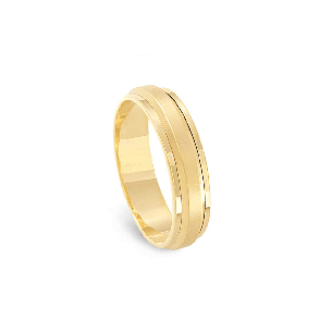 Aliança em Ouro Amarelo 18K 