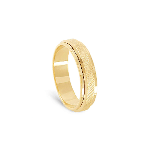 Aliança em Ouro Amarelo 18K