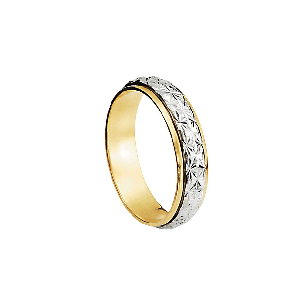 Aliança em Ouro Amarelo 18K 