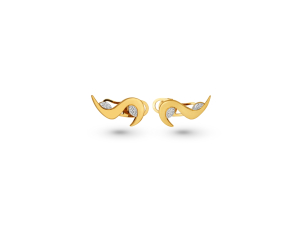 Brinco em Ouro Amarelo 18K com Diamantes 