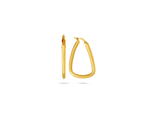 Brinco Argola em Ouro Amarelo 18K  