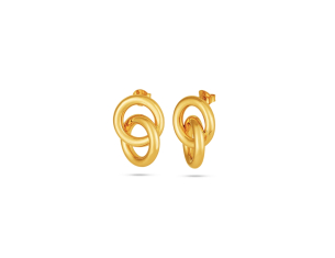 Brinco Argola em Ouro Amarelo 18K  