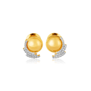 Brinco em Ouro Amarelo 18K com 0,22 ct de Diamantes