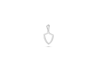 Pingente Ouro Branco 18K  