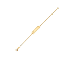 Pulseira em Ouro Amarelo 18K Infantil Masculina  